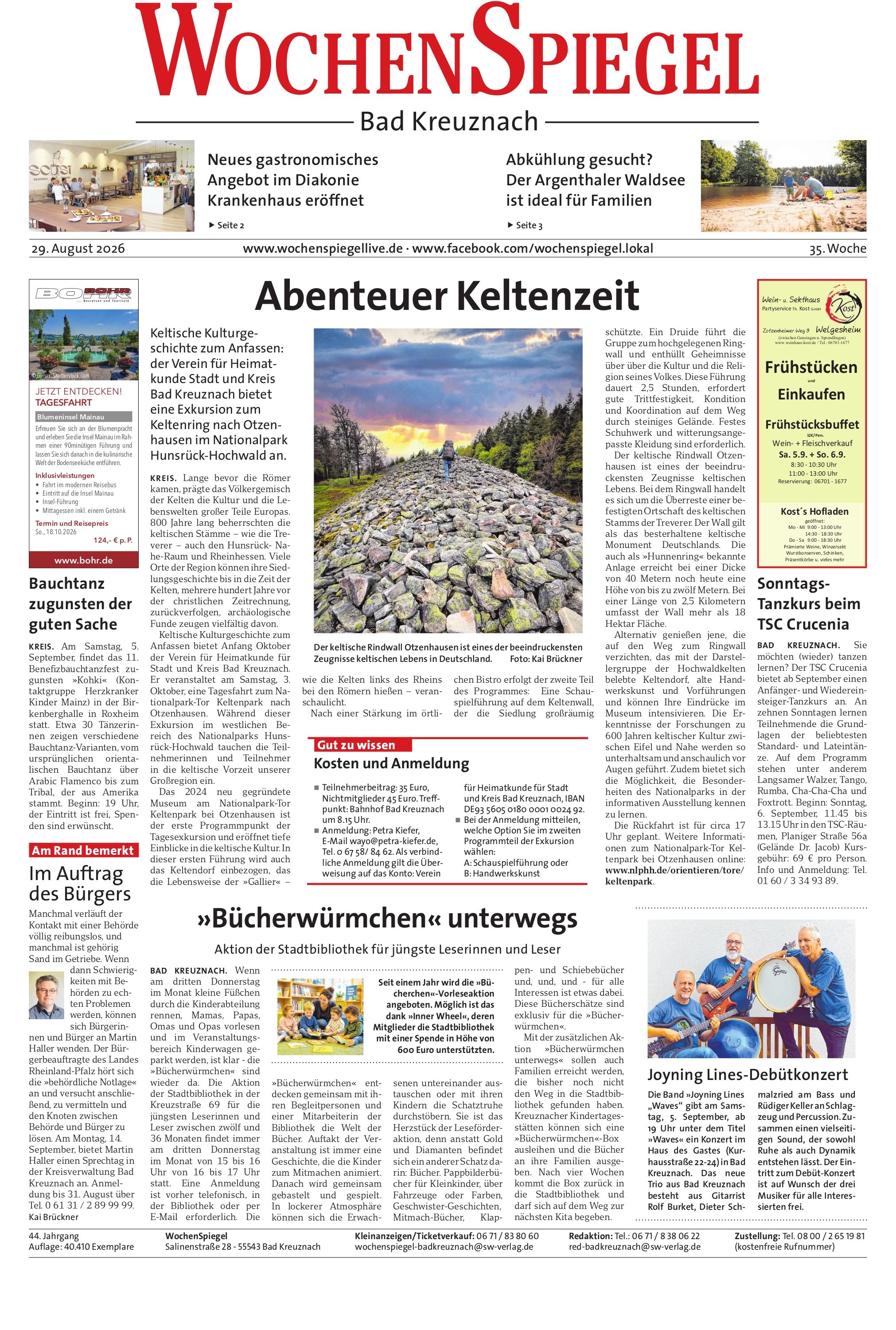 Bad Kreuznacher WochenSpiegel - 35. Woche | 29.08.2026
