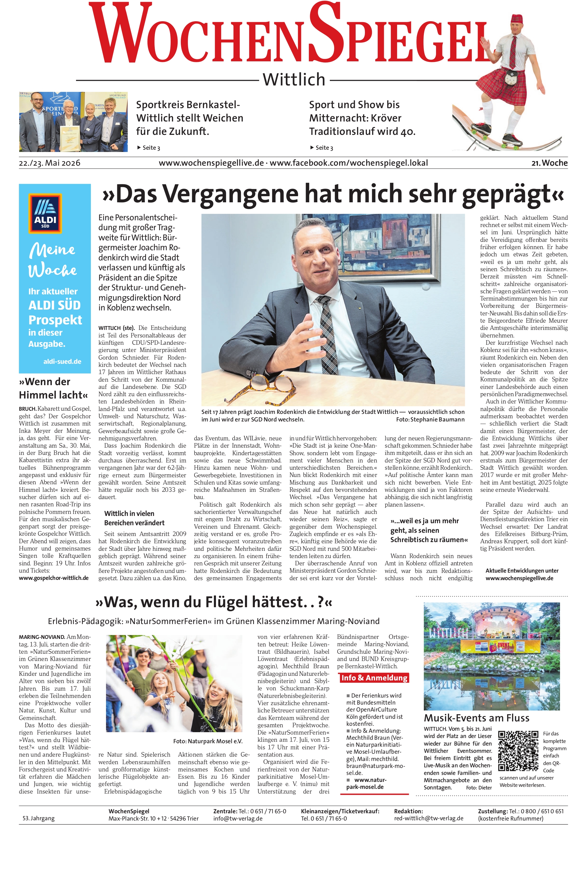 Wittlicher WochenSpiegel - 21. Woche | 21.05.2026