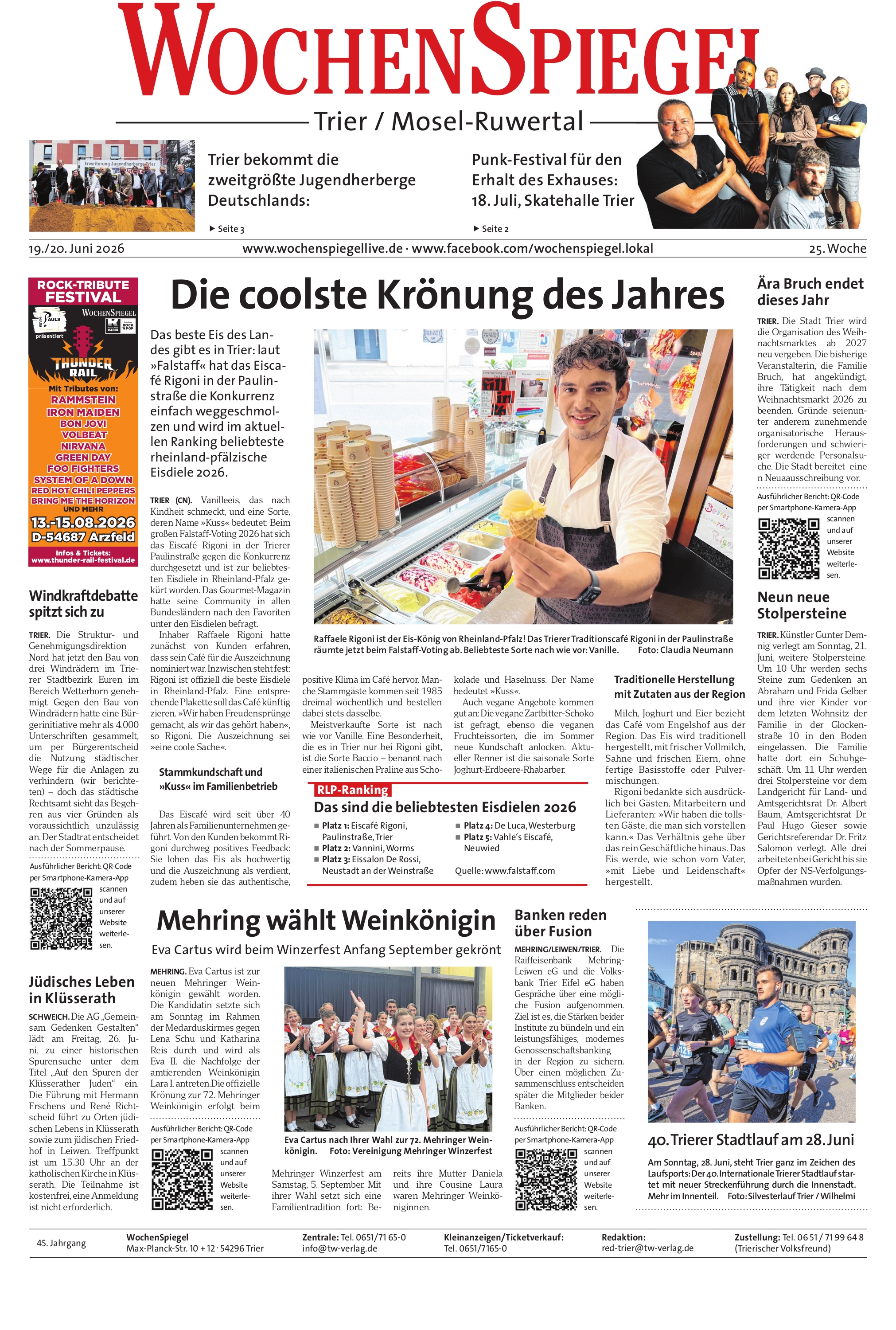 Trierer WochenSpiegel - 25. Woche | 18.06.2026