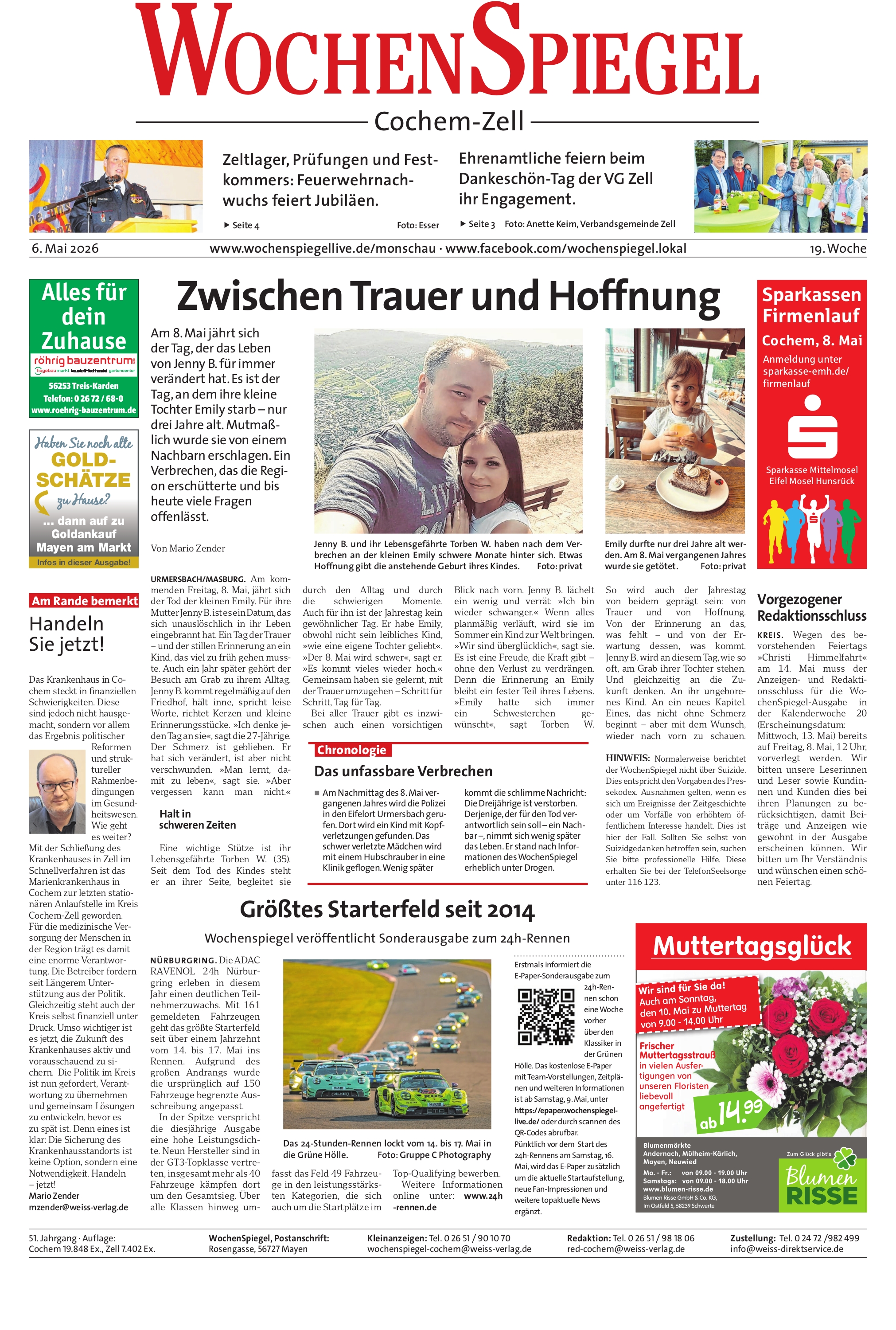 Cochemer WochenSpiegel - 19. Woche | 06.05.2026