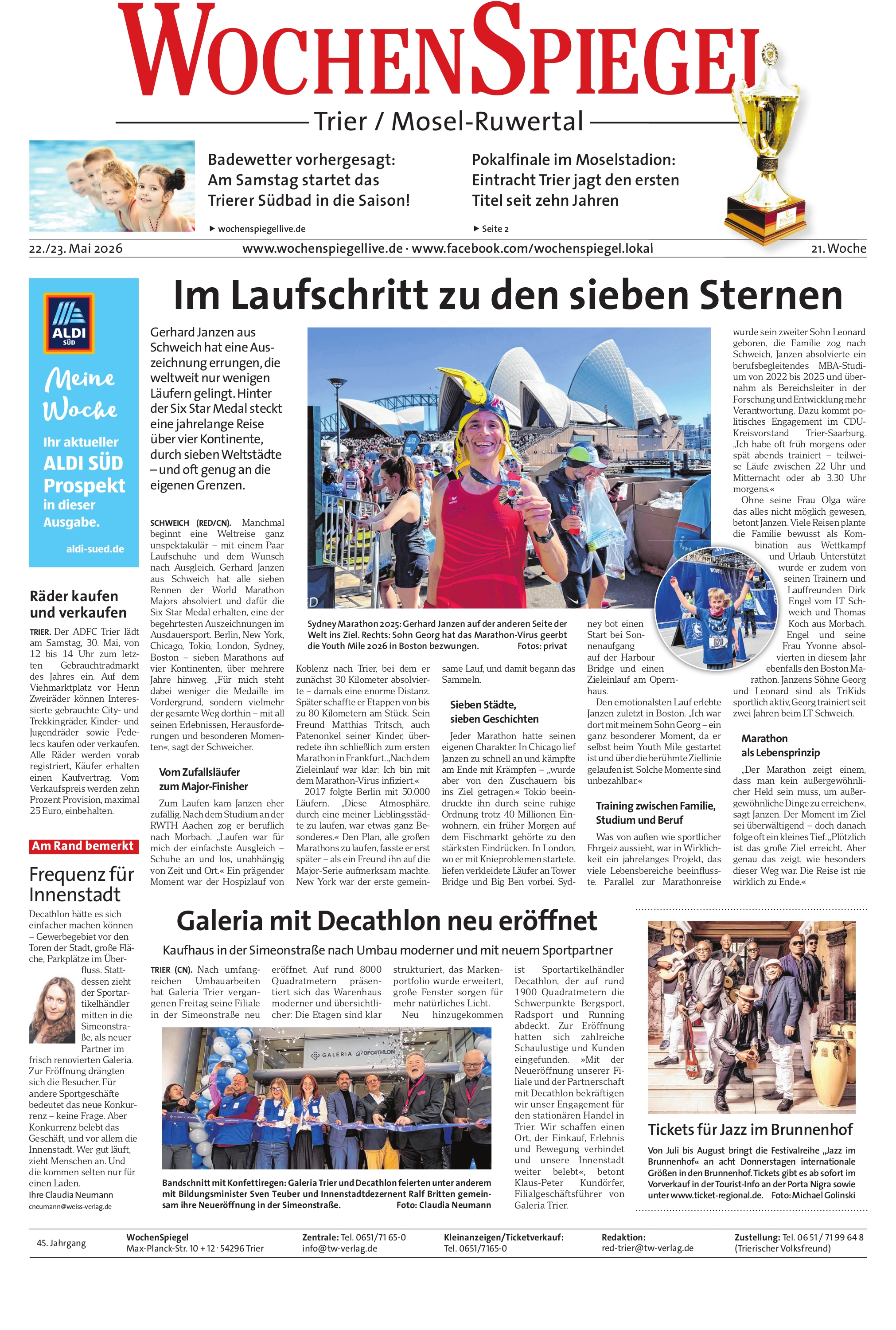 Trierer WochenSpiegel - 21. Woche | 21.05.2026