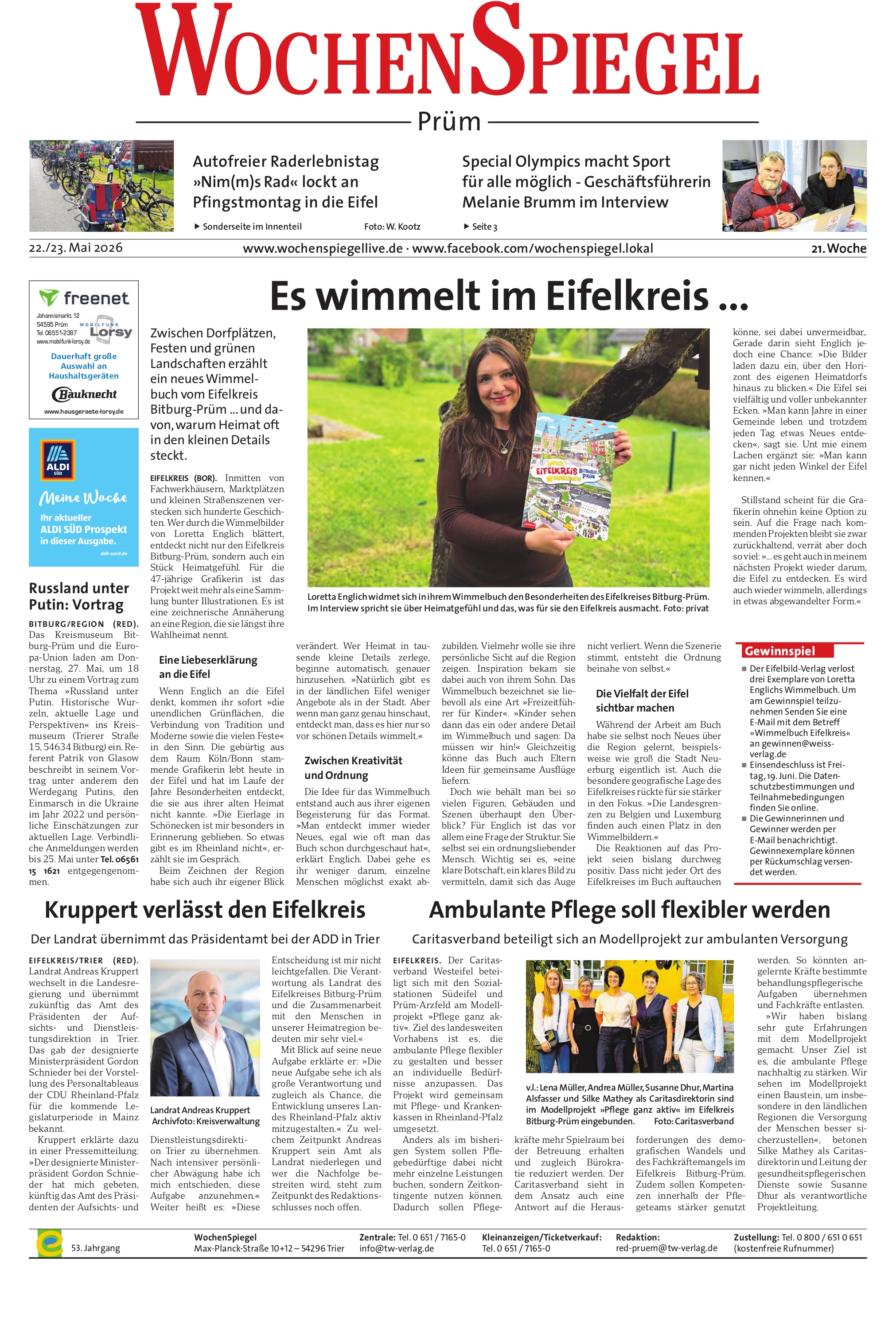 Prümer WochenSpiegel - 21. Woche | 21.05.2026