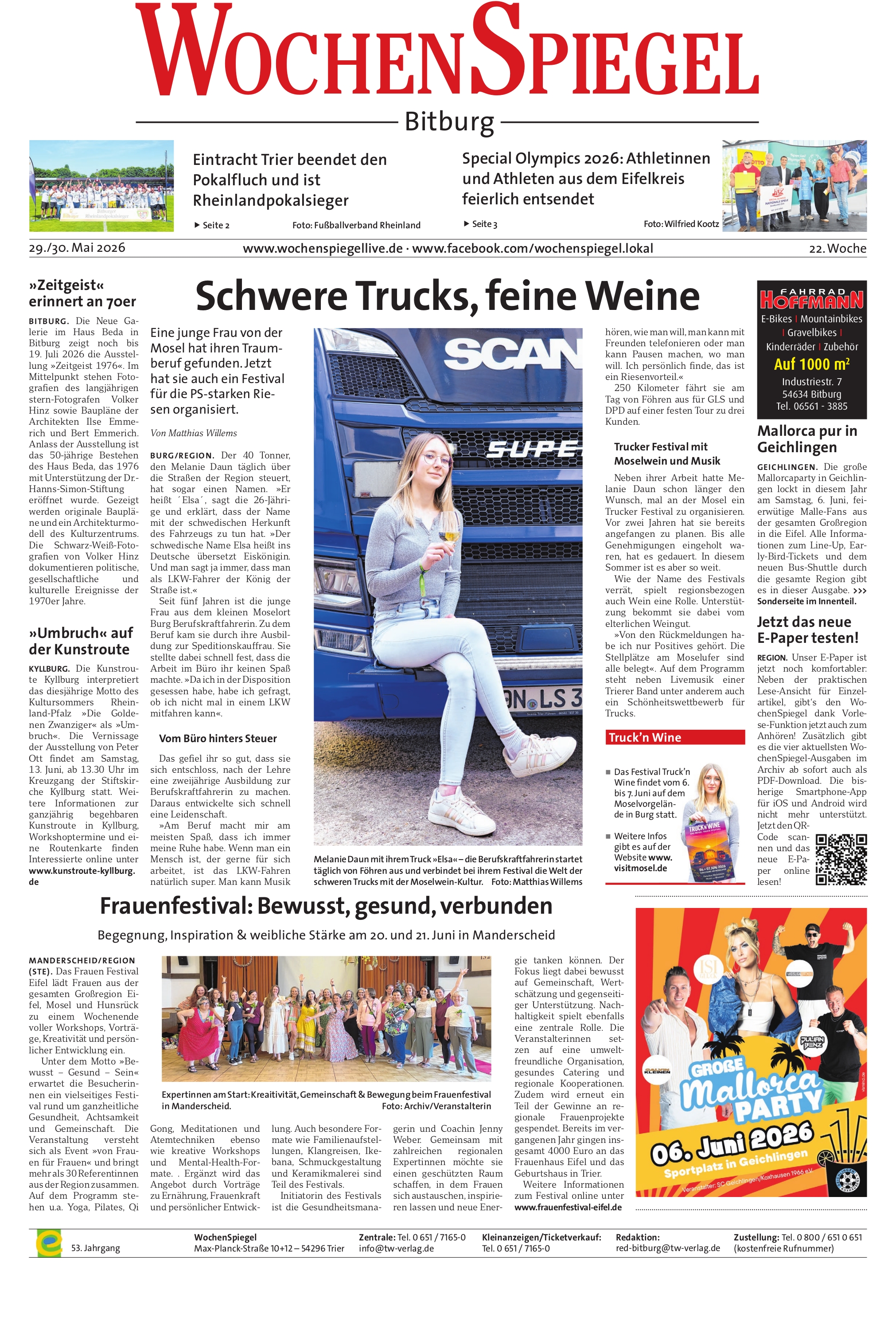 Bitburger WochenSpiegel - 22. Woche | 28.05.2026