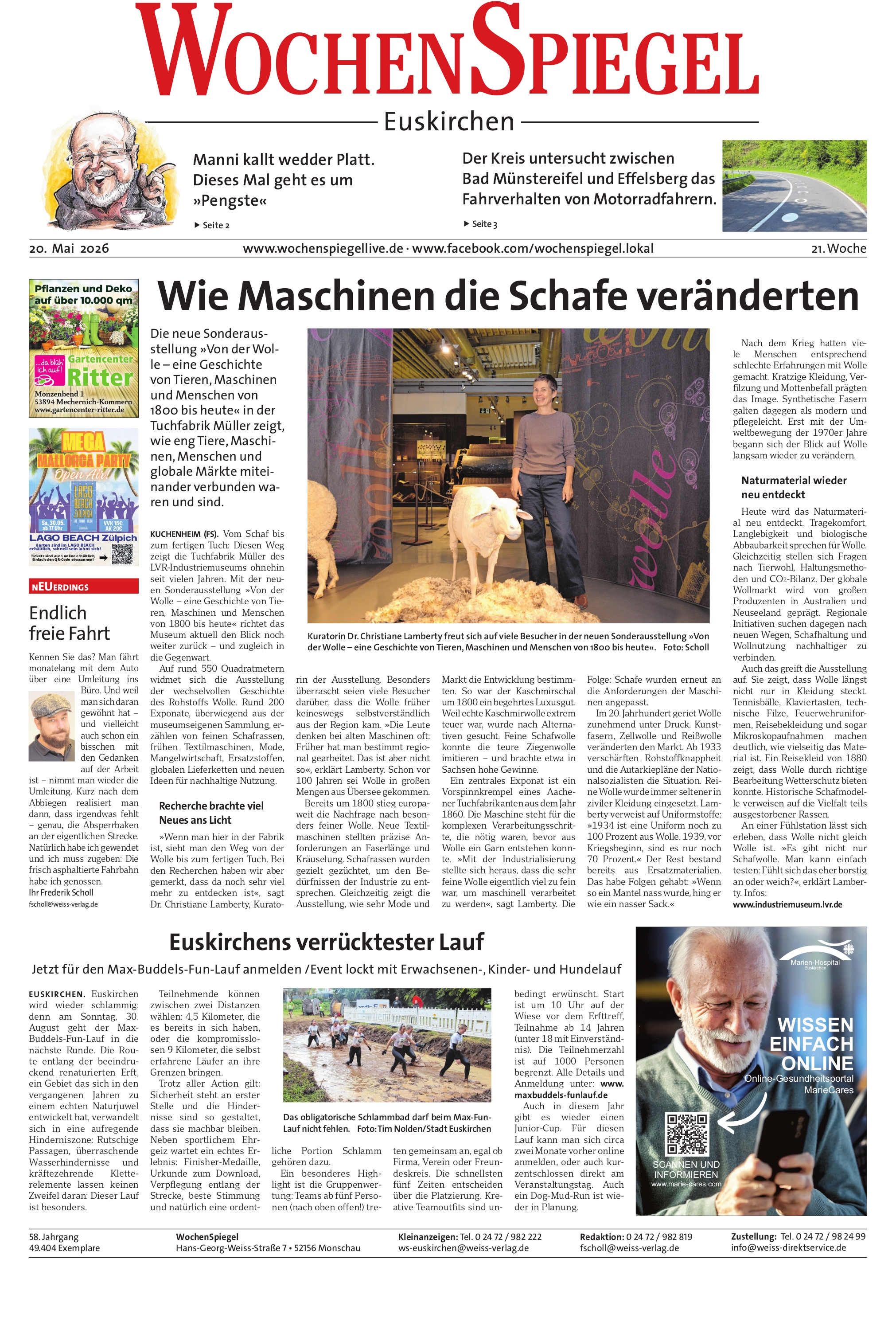 Euskirchener WochenSpiegel - 21. Woche | 20.05.2026