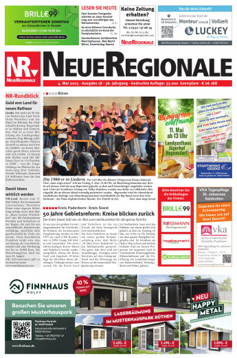 aktuelle NeueRegionale als ePaper