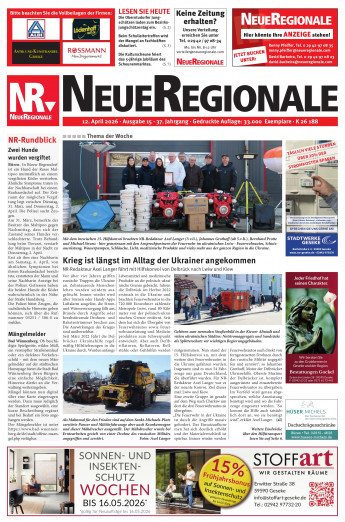 aktuelle NeueRegionale als ePaper