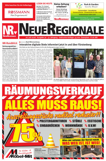 aktuelle NeueRegionale als ePaper